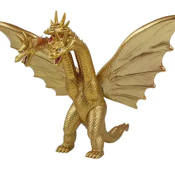 18 CM Király A Szörnyek Ghidorah Film akciófigura Godzilla háromfejű Sárkány Dinoszauruszok Gyűjthető Modell Játék Karácsonyi Ajándék