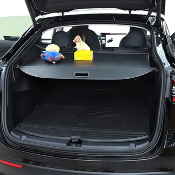 Autó Hátsó Rakomány Fedezi A Tesla Model Y 2020 2021 adatvédelmi Csomagtartóban Képernyő Biztonsági Pajzs árnyékban Auto Tartozékok Kép 4