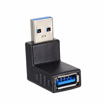 Új USB 3.0-EGY Férfi-Nő Adapter Kiterjesztését 90 Fokos Szögben Adapter Csatlakozóját a Női végpontok Felfelé GDeals-15 Kép 1
