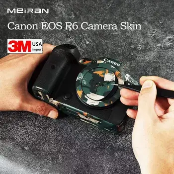 MEIRAN Alkalmas Canon EOS R6 fényképezőgép Bőr matrica DIY protection Képernyő Edzett film 3M Fólia Fényképezőgép Tartozékok Kép 0