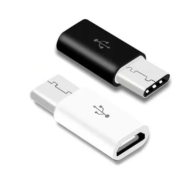 3PCS/SOK C-Típusú Női Csatlakozó Micro USB 2.0 Férfi USB 3.1 Átalakító Adatok Adapter nagysebességű Android mobiltelefon Tartozékok