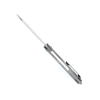 Kizer túlélő kés Vindicator KI4522A1 új titán kés kiváló minőségű S35VN acél kés kemping eszközök Kép 2