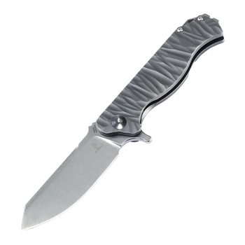 Kizer túlélő kés Vindicator KI4522A1 új titán kés kiváló minőségű S35VN acél kés kemping eszközök Kép 3