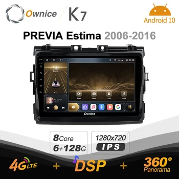 Ownice 6G+128G Android 10.0 autórádió Toyota Privia estima 2006 - 2016 Multimédia Audió 4G LTE GPS Navi 360 BT 5.0 Carplay Kép 0