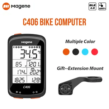 Magene C406 Kerékpár Számítógép GPS Számítógép MTB Országúti Kerékpár Smart Vezeték nélküli, Vízálló Stopper ANT+ Blcycle Adatok Számítógép Kép 1