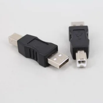 Nagy Sebességű USB 2.0, A típusú Férfi, hogy a B típusú Férfi USB-Nyomtató-Szkenner Adapter adatok szinkronizálása Csatlakozó Átalakító Csatlakozó Kép 0