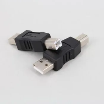 Nagy Sebességű USB 2.0, A típusú Férfi, hogy a B típusú Férfi USB-Nyomtató-Szkenner Adapter adatok szinkronizálása Csatlakozó Átalakító Csatlakozó Kép 1