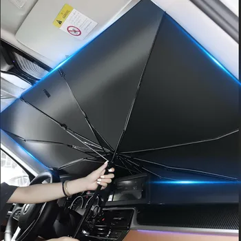 Autó Napernyő Első Szélvédő Napernyő, a Hyundai Santa Fe 2020 2021 Első Hátsó Összecsukható Esernyő napvédő Hőszigetelés Kép 0