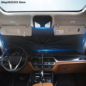 Autó Napernyő Első Szélvédő Napernyő, a Hyundai Santa Fe 2020 2021 Első Hátsó Összecsukható Esernyő napvédő Hőszigetelés Kép 3