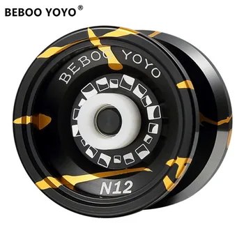 BEBOO YOYO Profi Yoyo N12 fém ötvözött Alumínium Yo-Yo Magas Minőségű Fém Yoyo Klasszikus Játékok Diabolo Ajándék, Ajándék